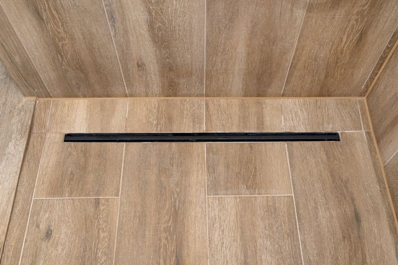Sleek Shower with Linear Drain